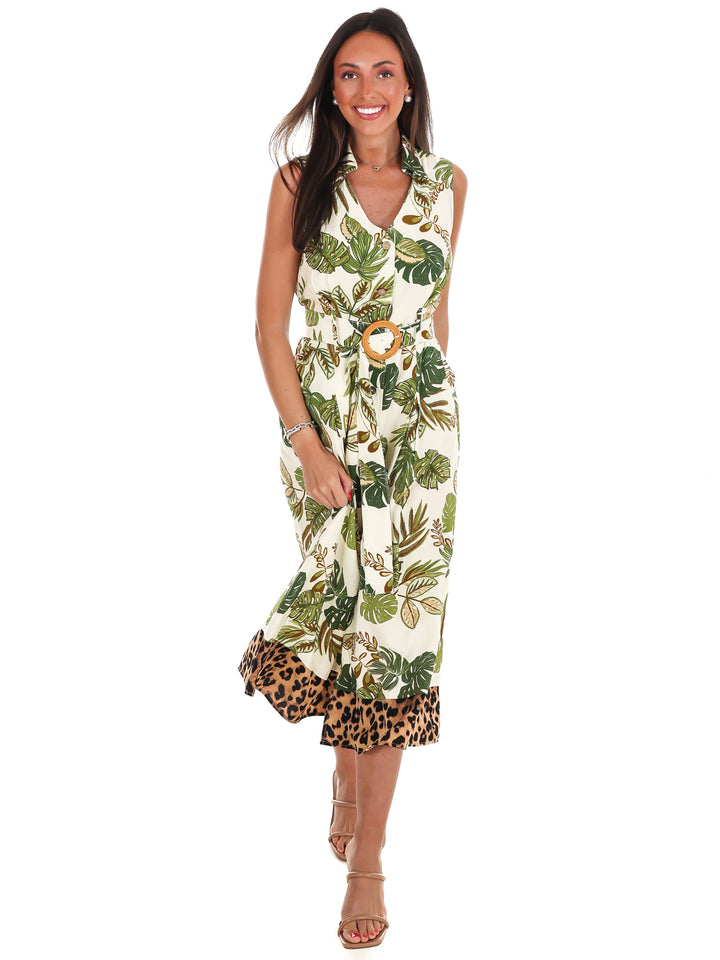 Tropical Treasure Midi Dress