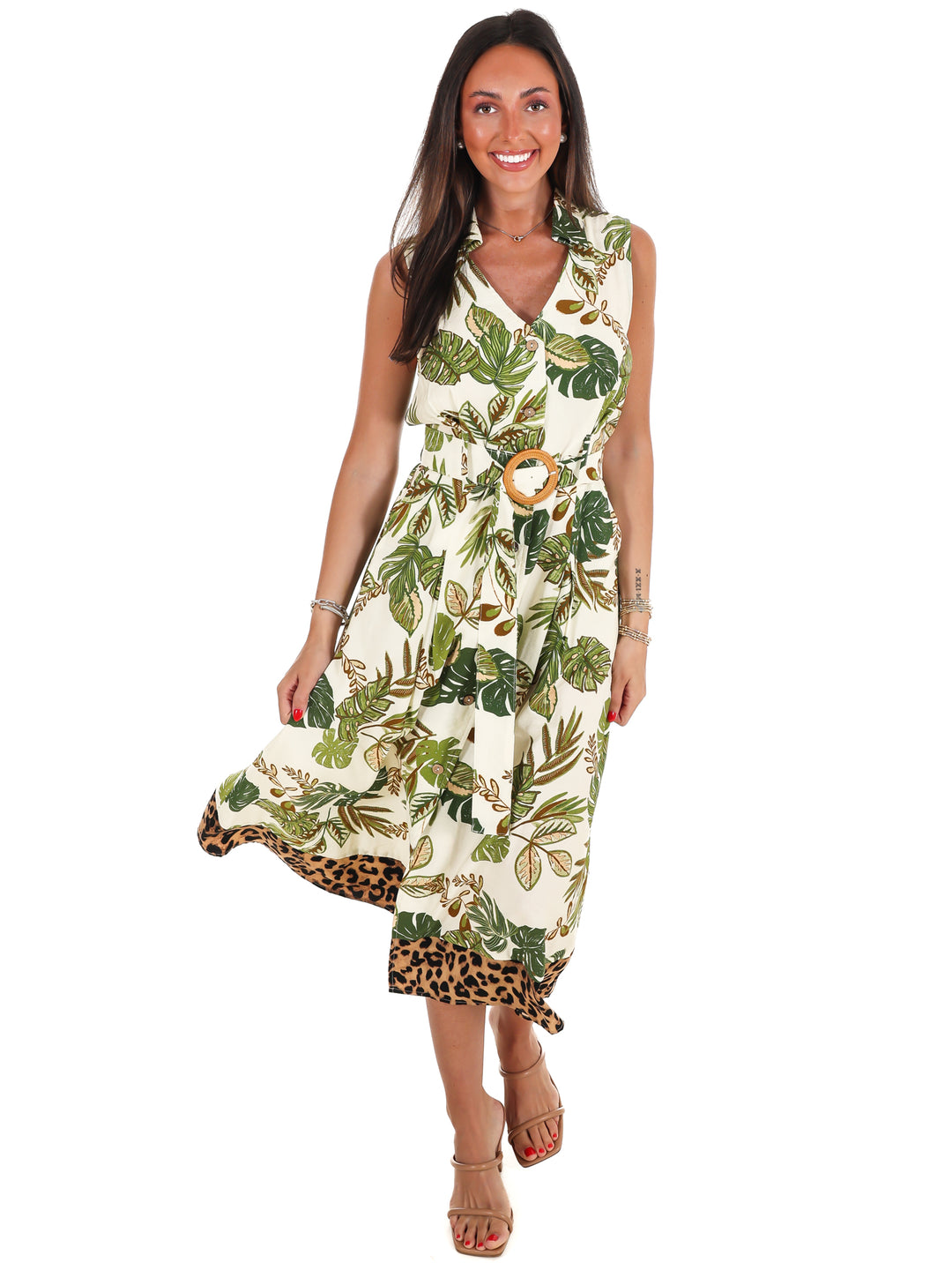 Tropical Treasure Midi Dress