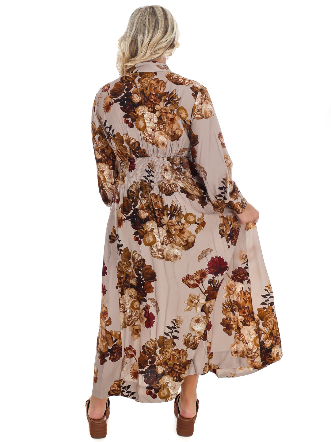 Changing Seasons Floral Midi Dress