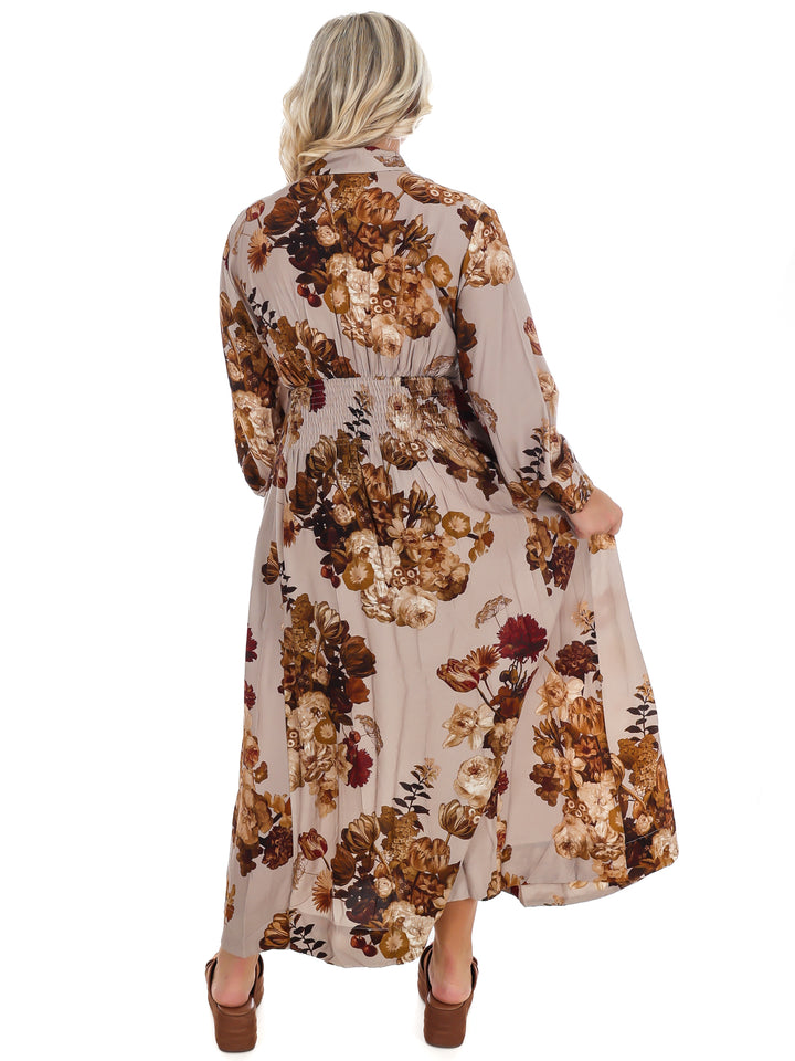 Changing Seasons Floral Midi Dress