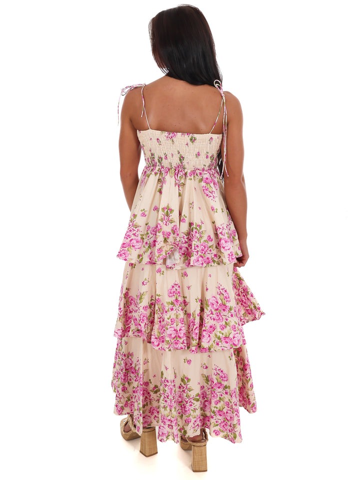 Sweet Stroll Floral Midi Dress