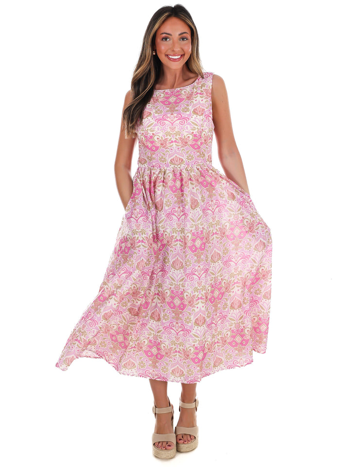 Petals Please Floral Midi Dress