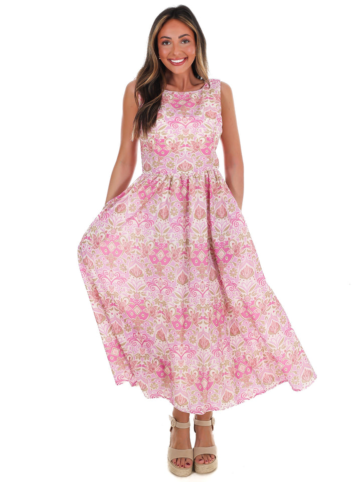 Petals Please Floral Midi Dress