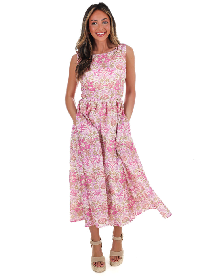 Petals Please Floral Midi Dress