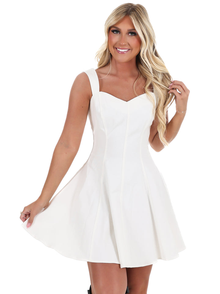 Forever Flirty Denim Mini Dress