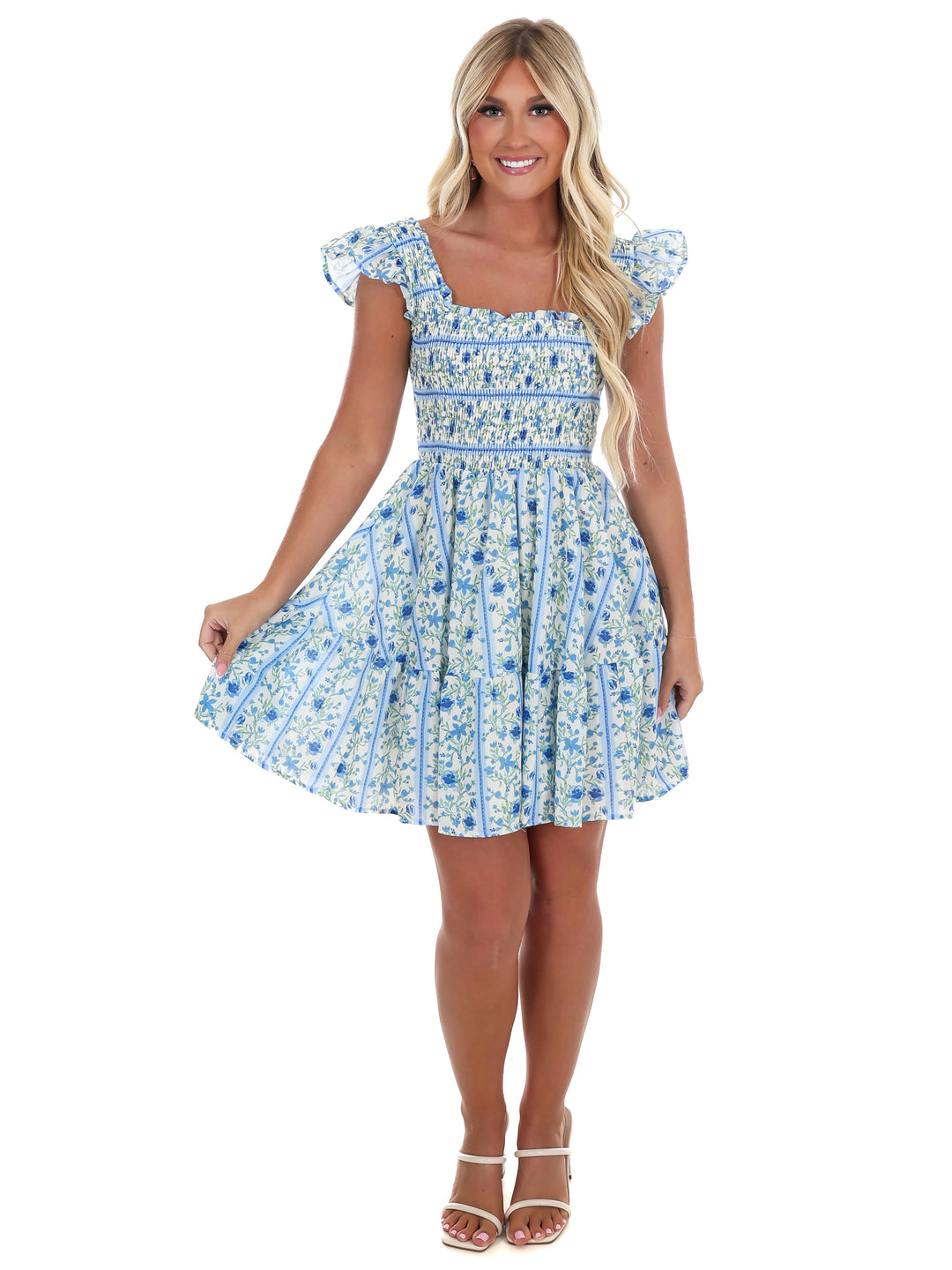 Petal Play Floral Mini Dress
