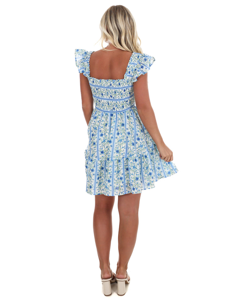 Petal Play Floral Mini Dress