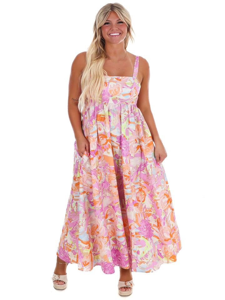 Sunset Garden Maxi Dress
