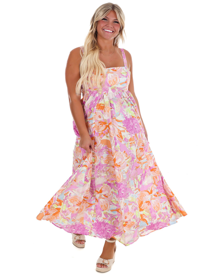 Sunset Garden Maxi Dress
