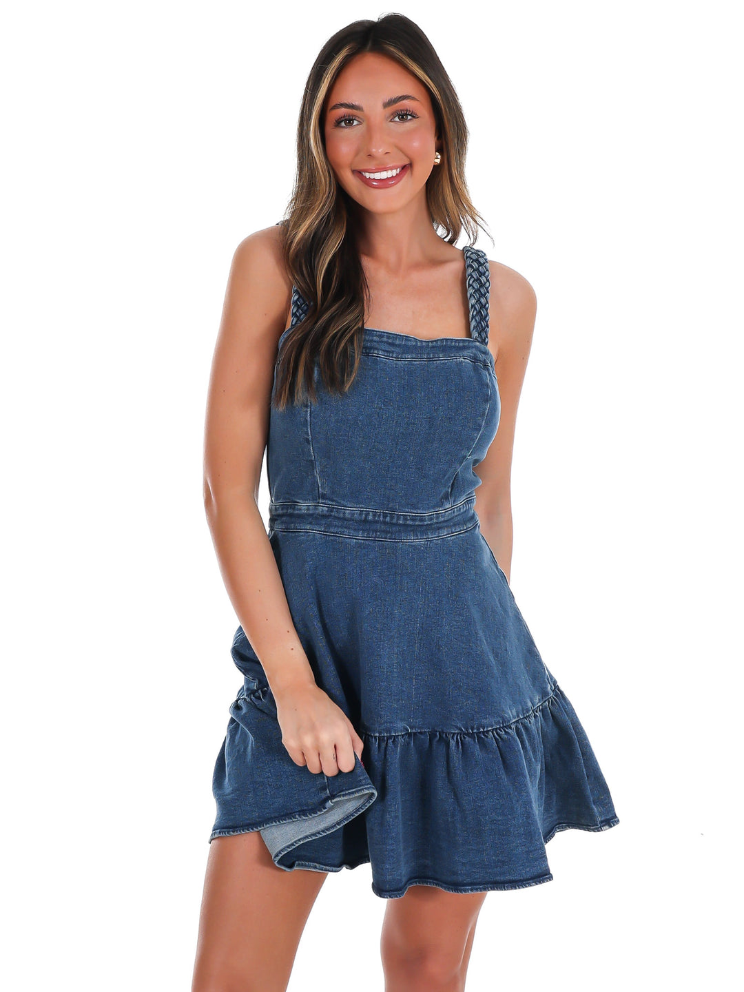Celebrate You Denim Mini Dress