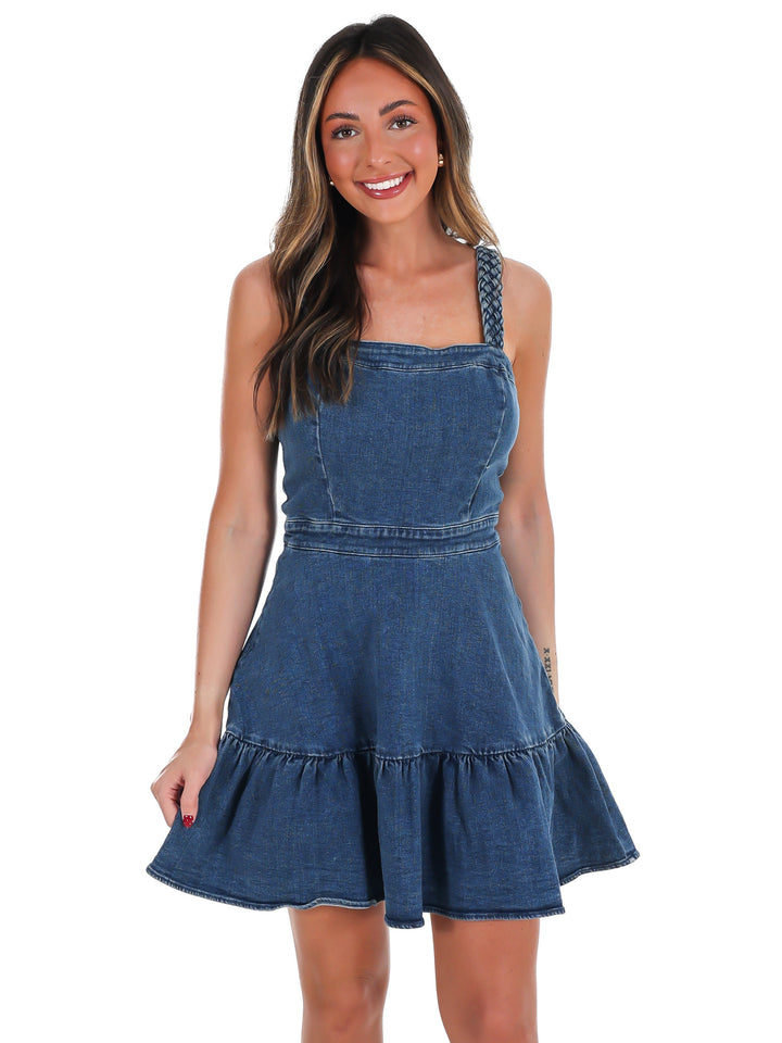 Celebrate You Denim Mini Dress