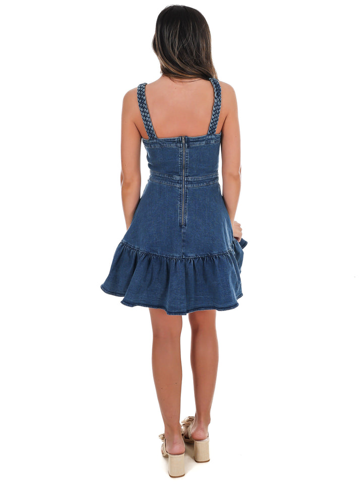 Celebrate You Denim Mini Dress