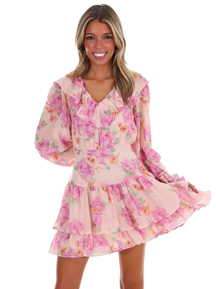 In Bloom Floral Mini Dress