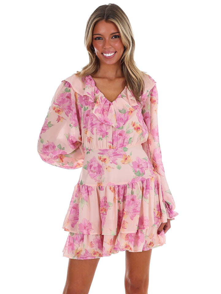 In Bloom Floral Mini Dress