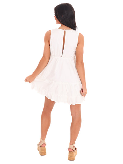 Happiness Begins Ruffle Mini Dress