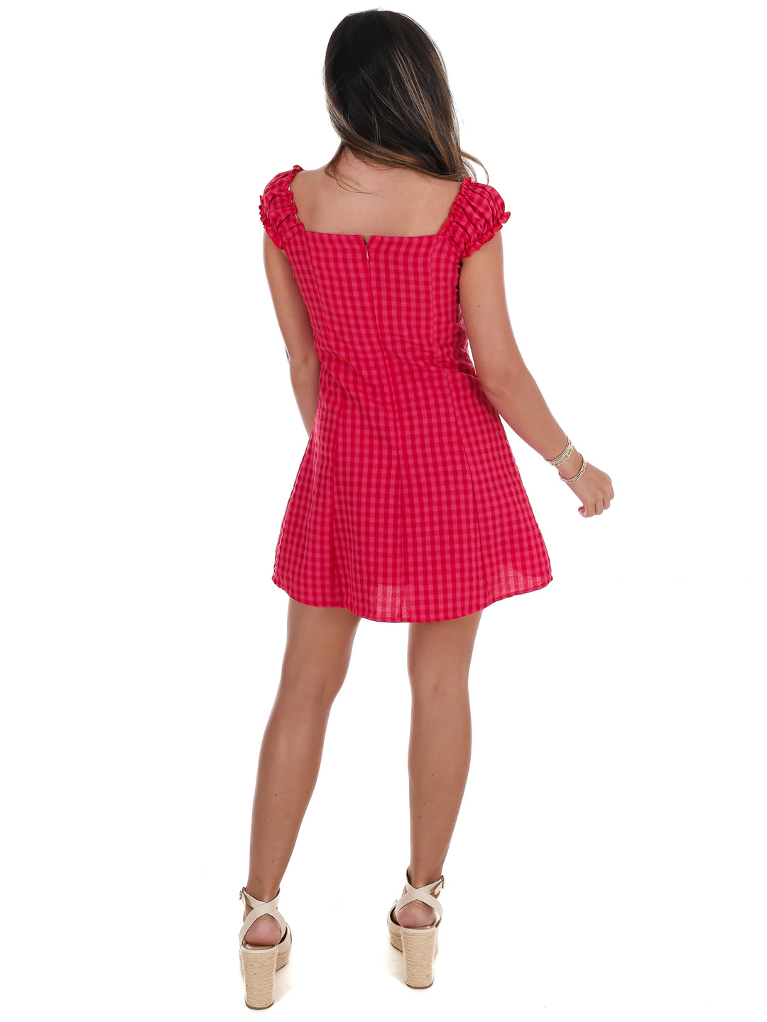 Little Miss Gingham Mini Dress