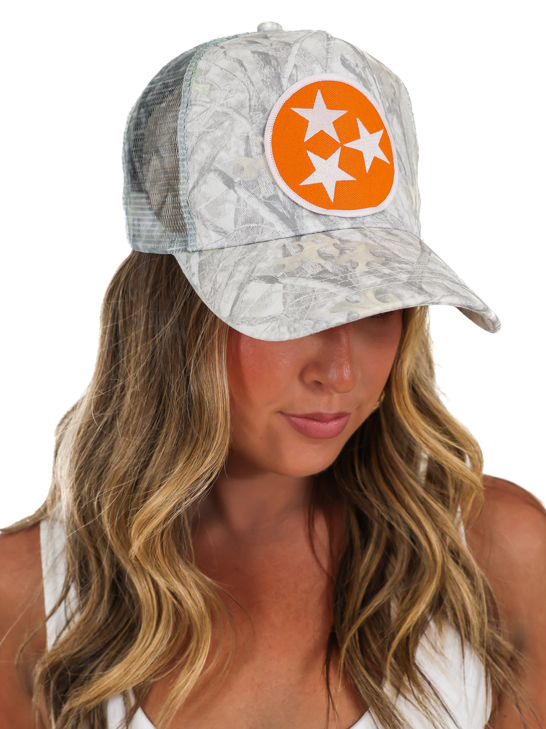 Tri-Star Camo Trucker Hat