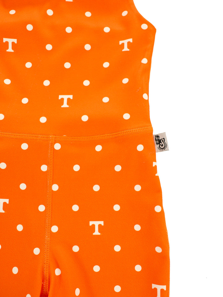 Polka Dot Power T Unitard