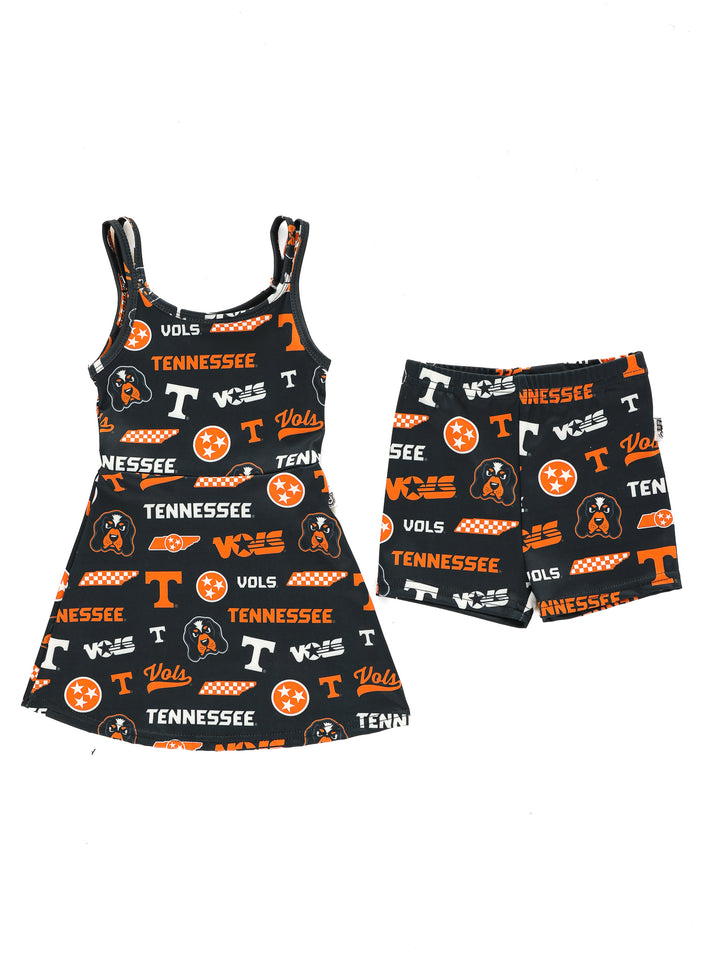 Dark Mode Vols Cami Play Dress
