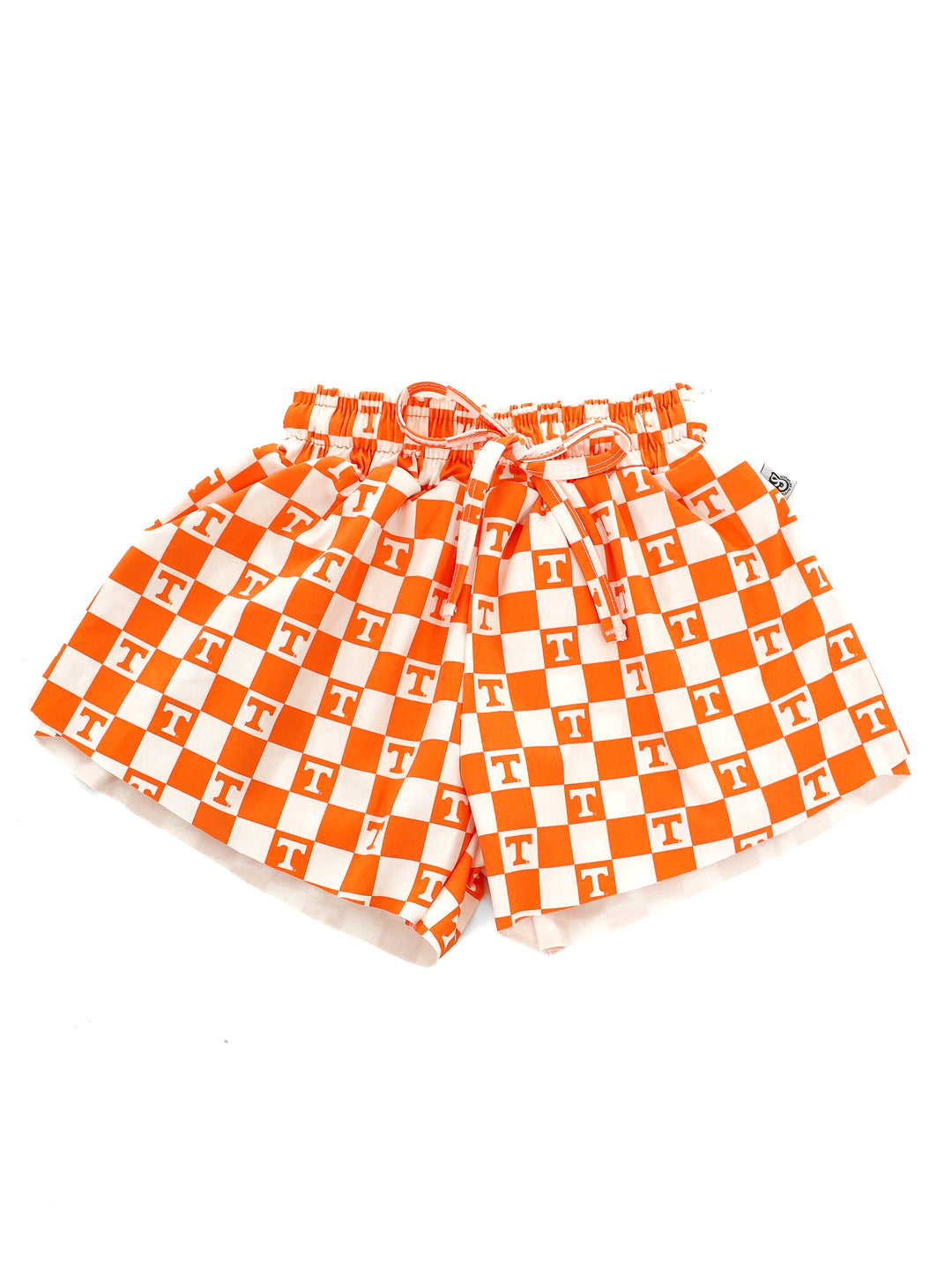 Little Vols Checkerboard Flutter Shorts