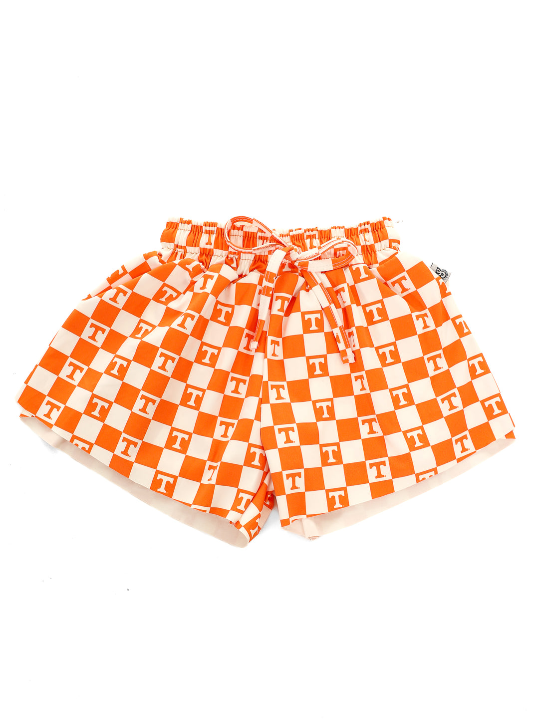 Little Vols Checkerboard Flutter Shorts