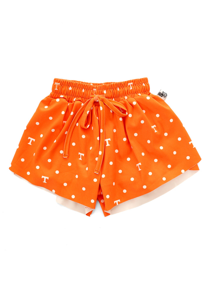 Polka Dot Power T Flutter Shorts