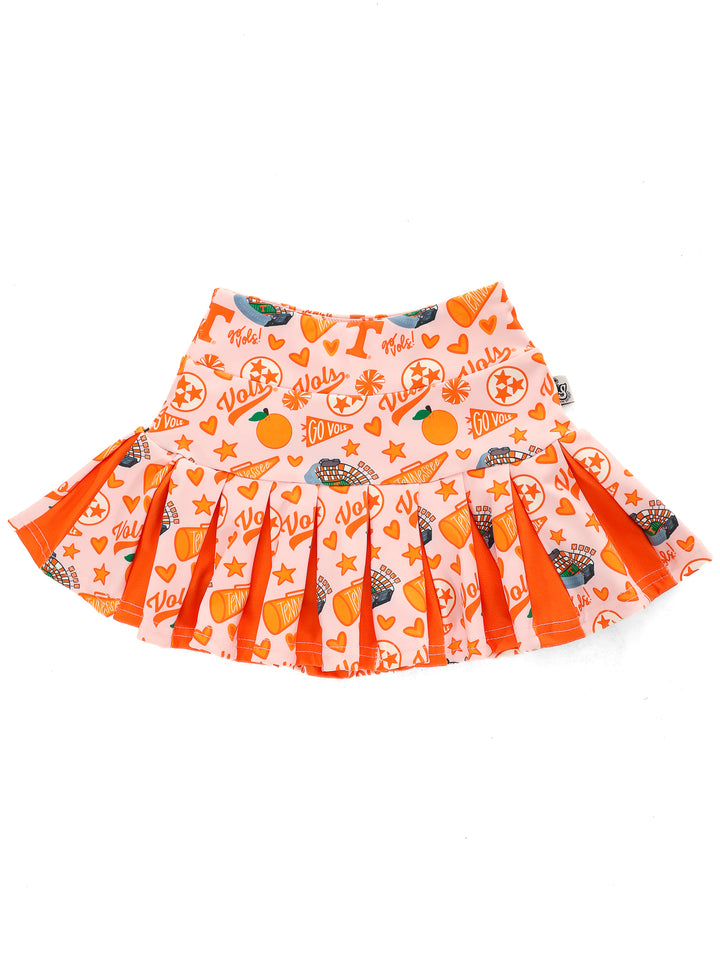 Vols Vibes Quarter Zip Pleated Skort Set