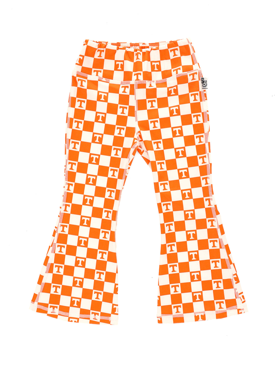 Little Vols Checkerboard Quarter Zip Flare Pant Set