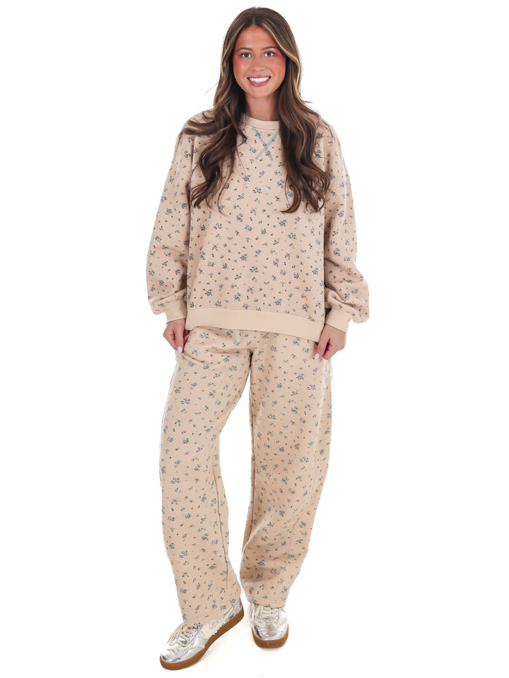 Cottage Bloom Floral Sweatshirt