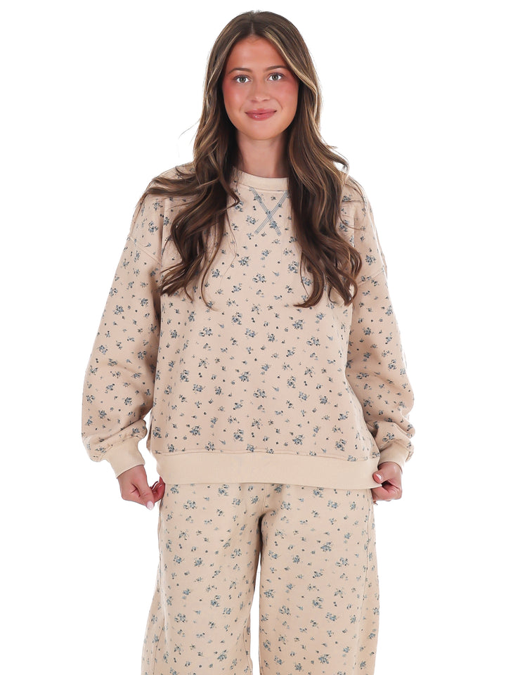 Cottage Bloom Floral Sweatshirt
