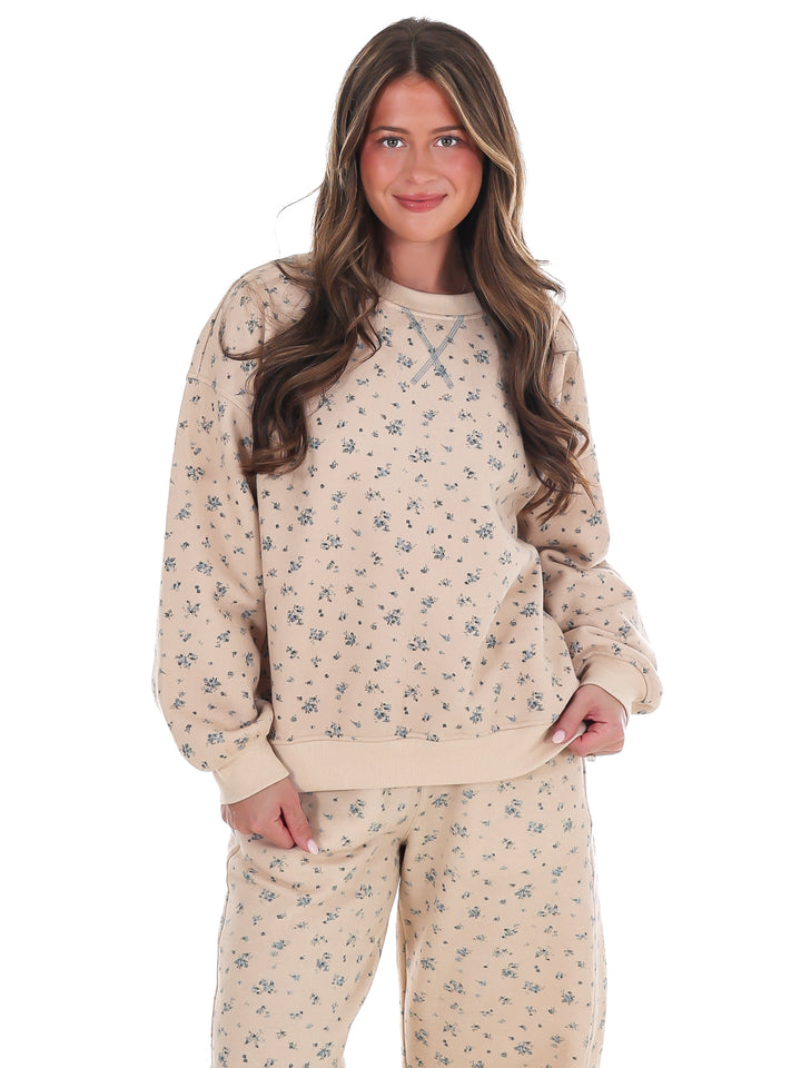 Cottage Bloom Floral Sweatshirt