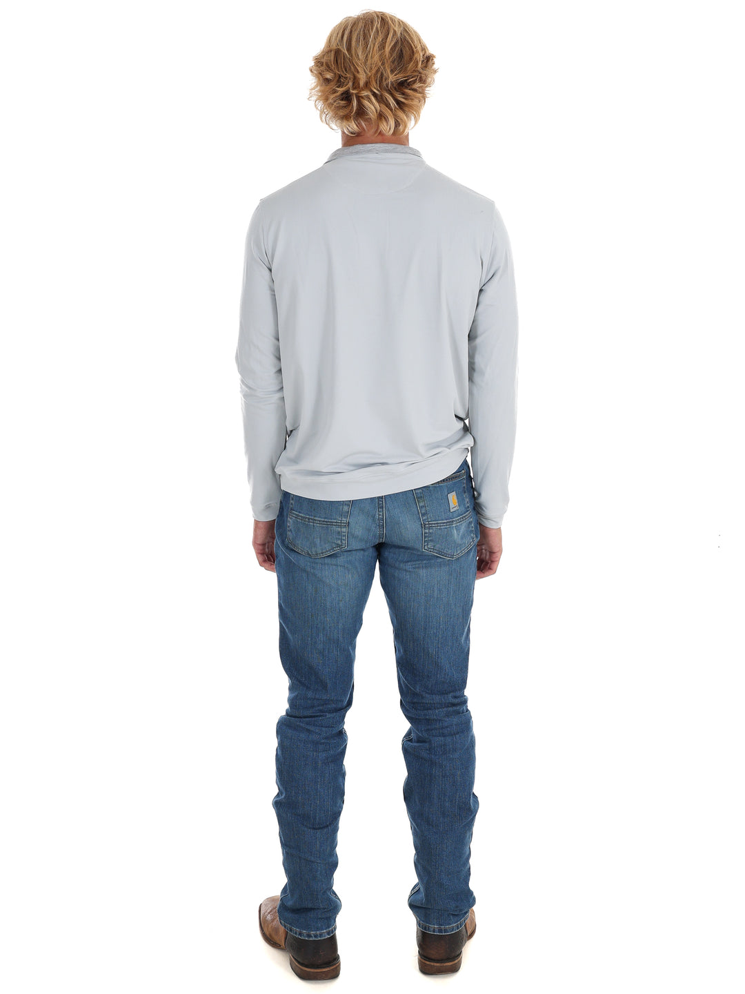 Men's Grey 1/4 Zip Pullover