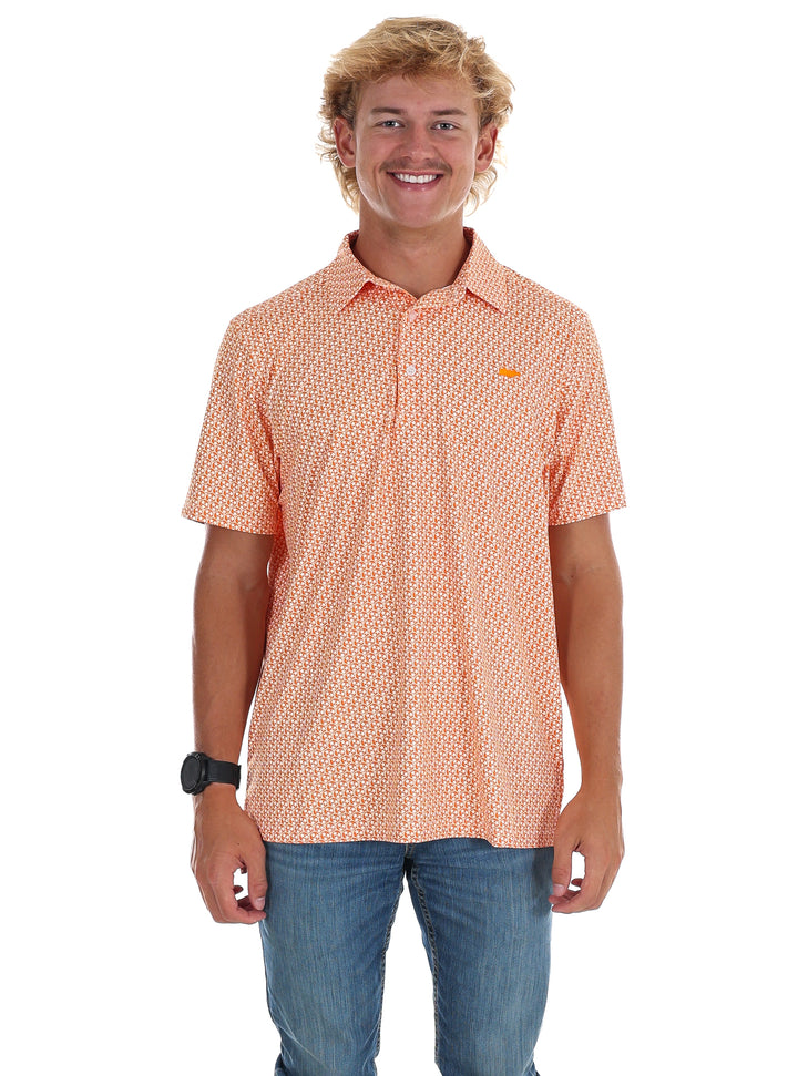 Men's All Over Tri-Star Polo
