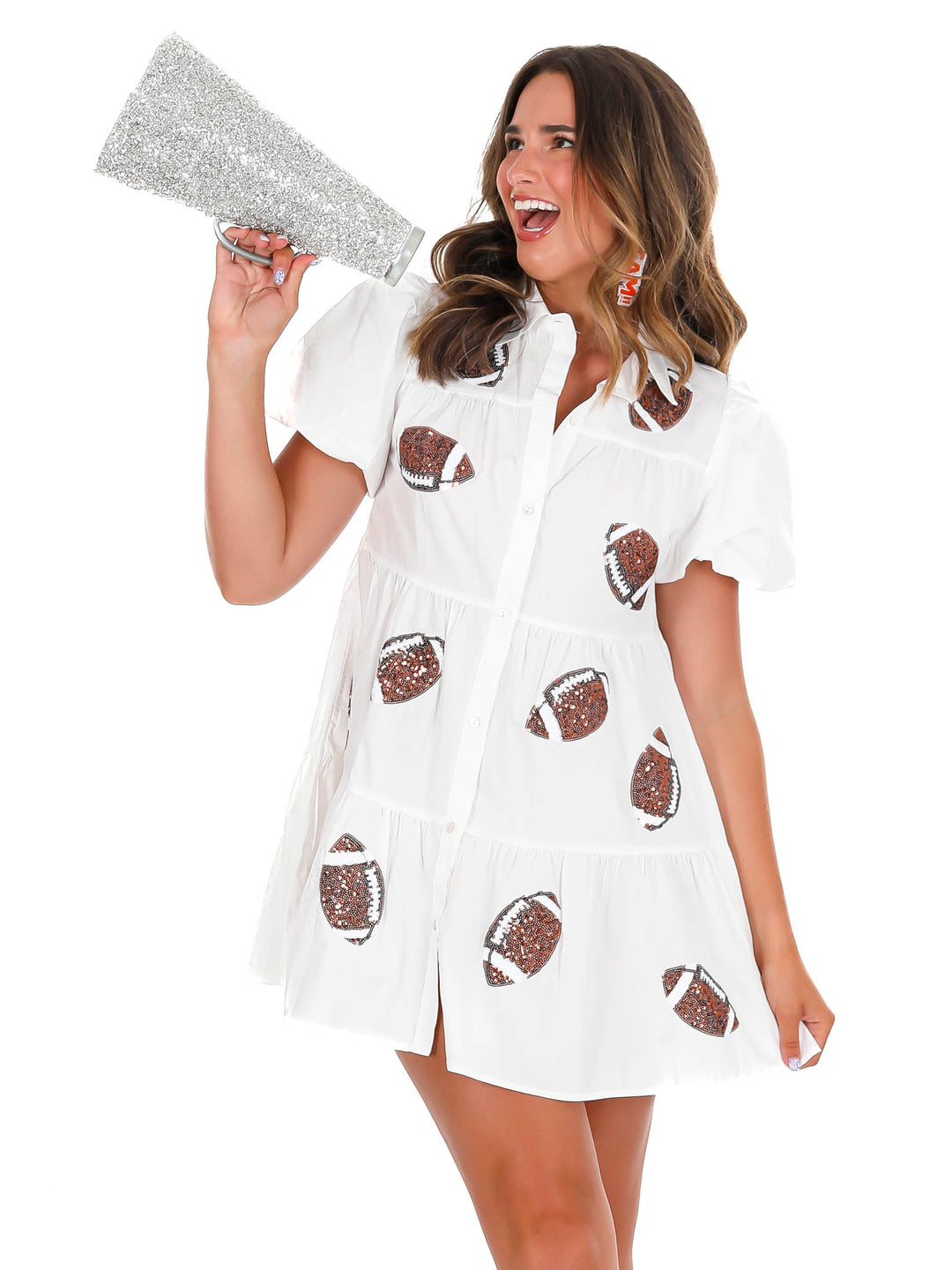 Dreaming About Football Babydoll Dress