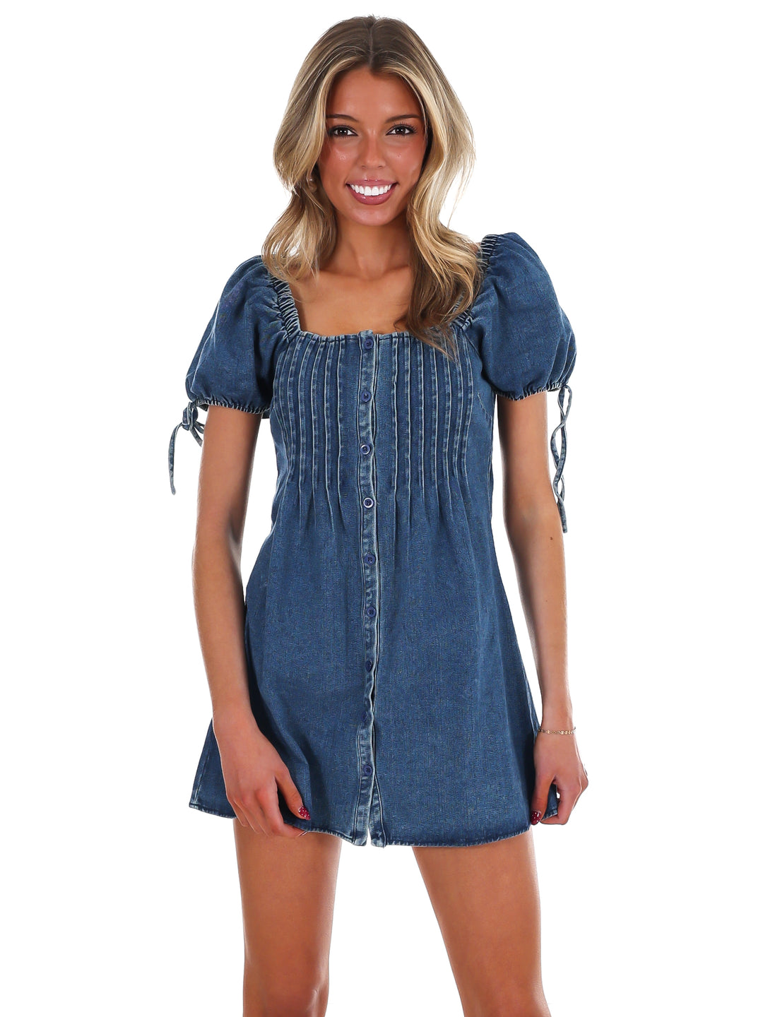 Keep It Real Denim Mini Dress