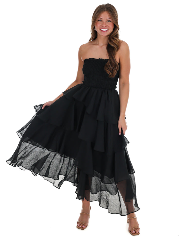 Golden Hour Glow Tiered Maxi Dress