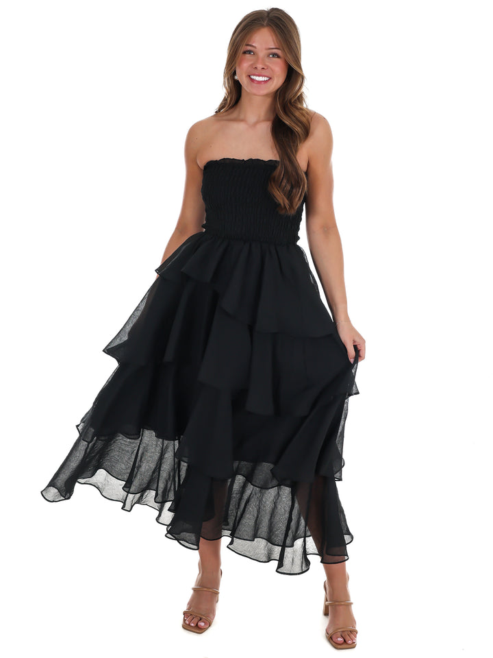 Golden Hour Glow Tiered Maxi Dress