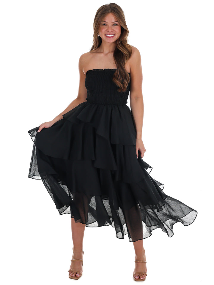 Golden Hour Glow Tiered Maxi Dress