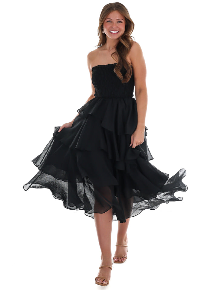 Golden Hour Glow Tiered Maxi Dress