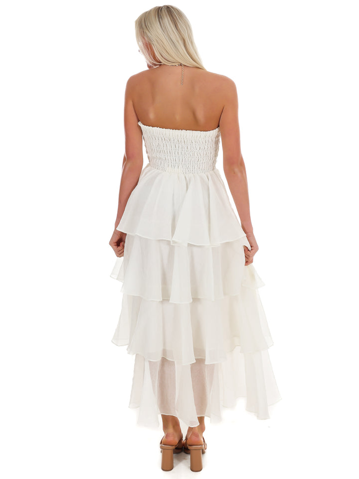 Golden Hour Glow Tiered Maxi Dress