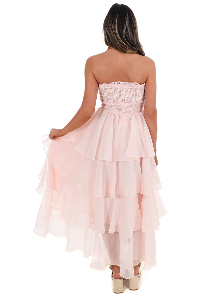 Golden Hour Glow Tiered Maxi Dress