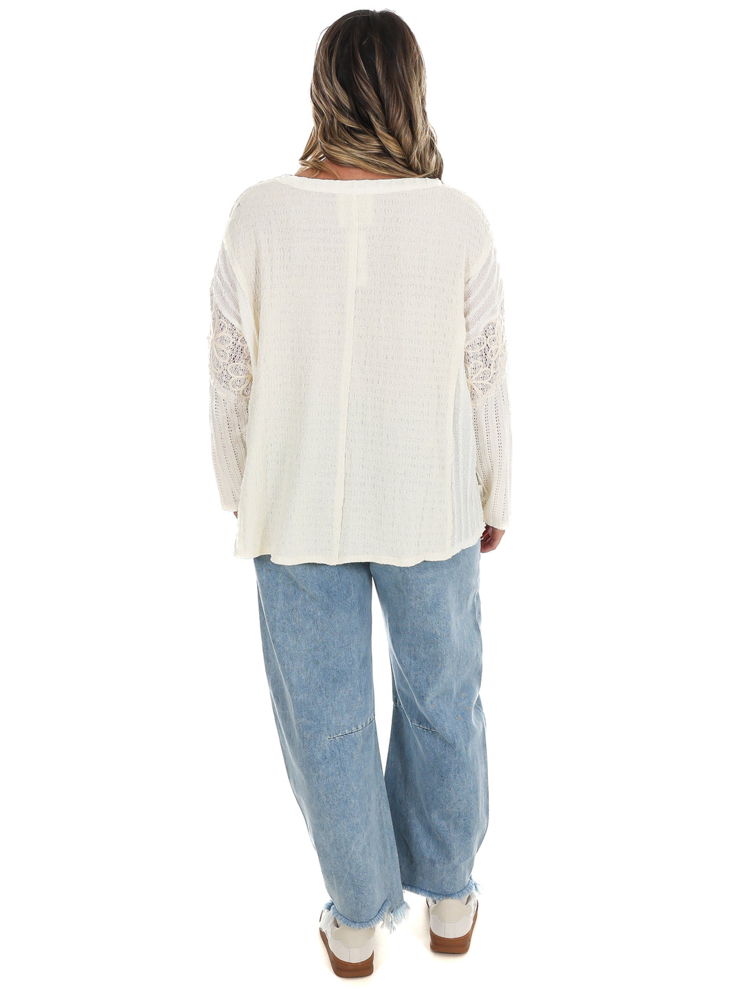 Great Escape Lace Contrast Top