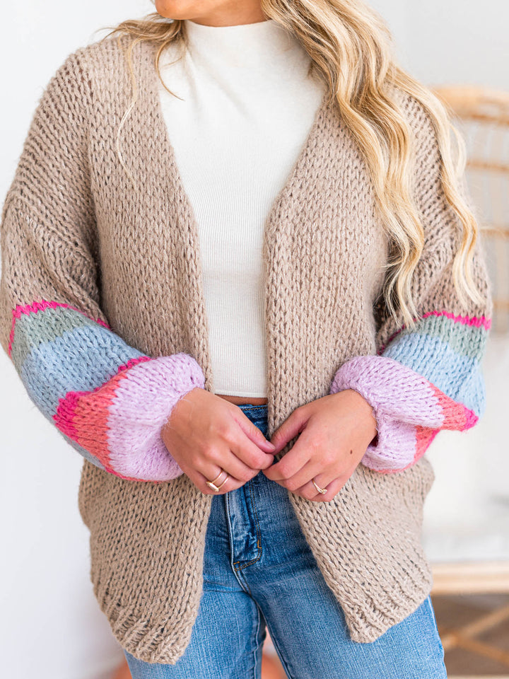 All to Myself Colorblock Cardigan