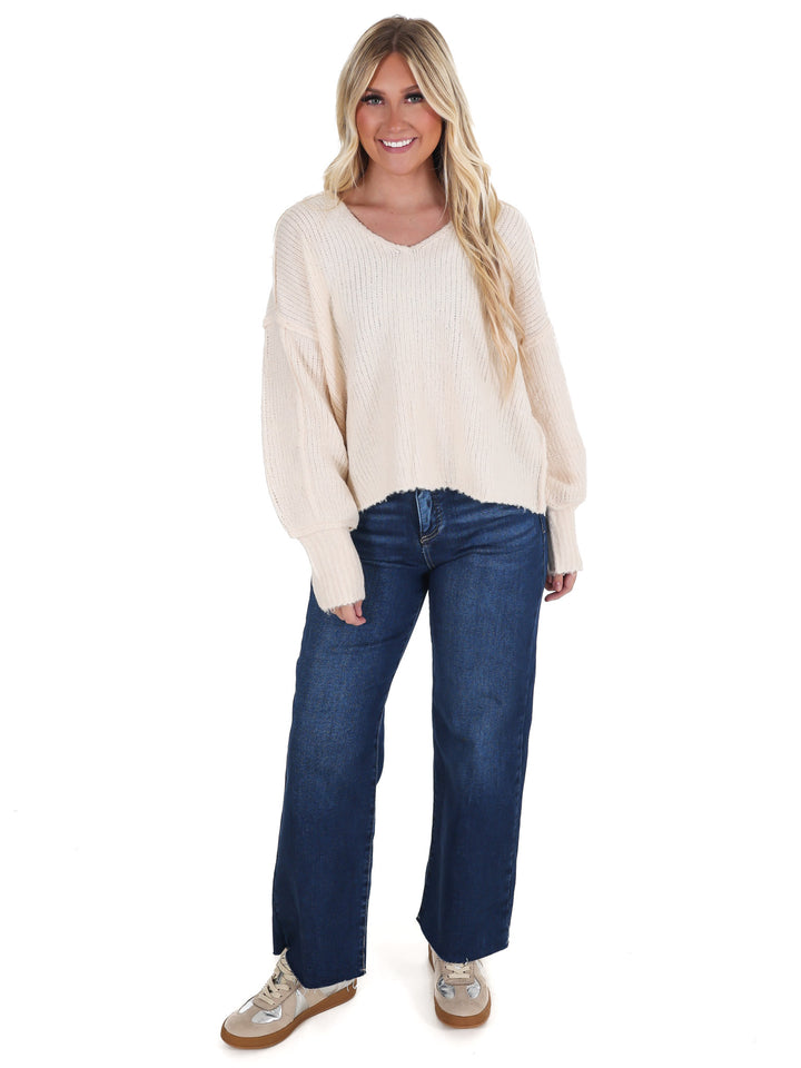 Off the Seam Oversized Sweater