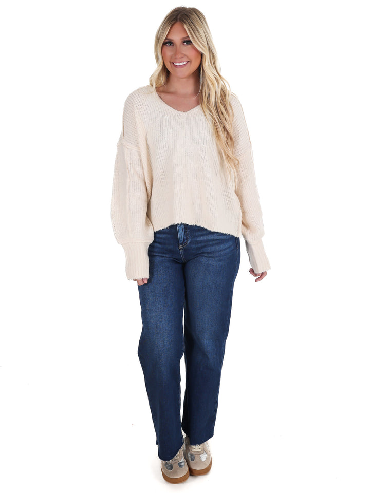 Off the Seam Oversized Sweater