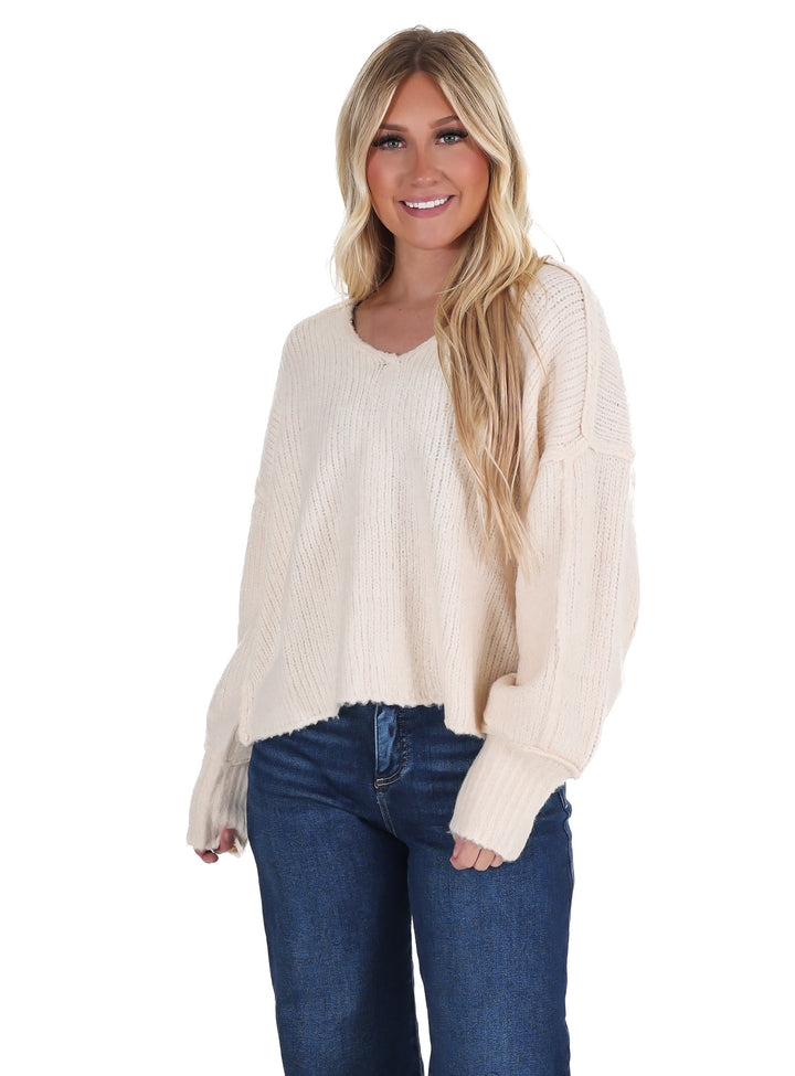 Off the Seam Oversized Sweater