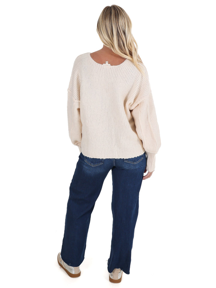 Off the Seam Oversized Sweater