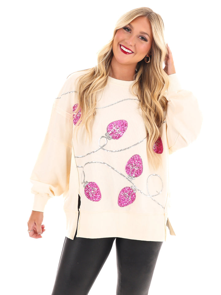 Like It's Christmas Embroidery Sweatshirt