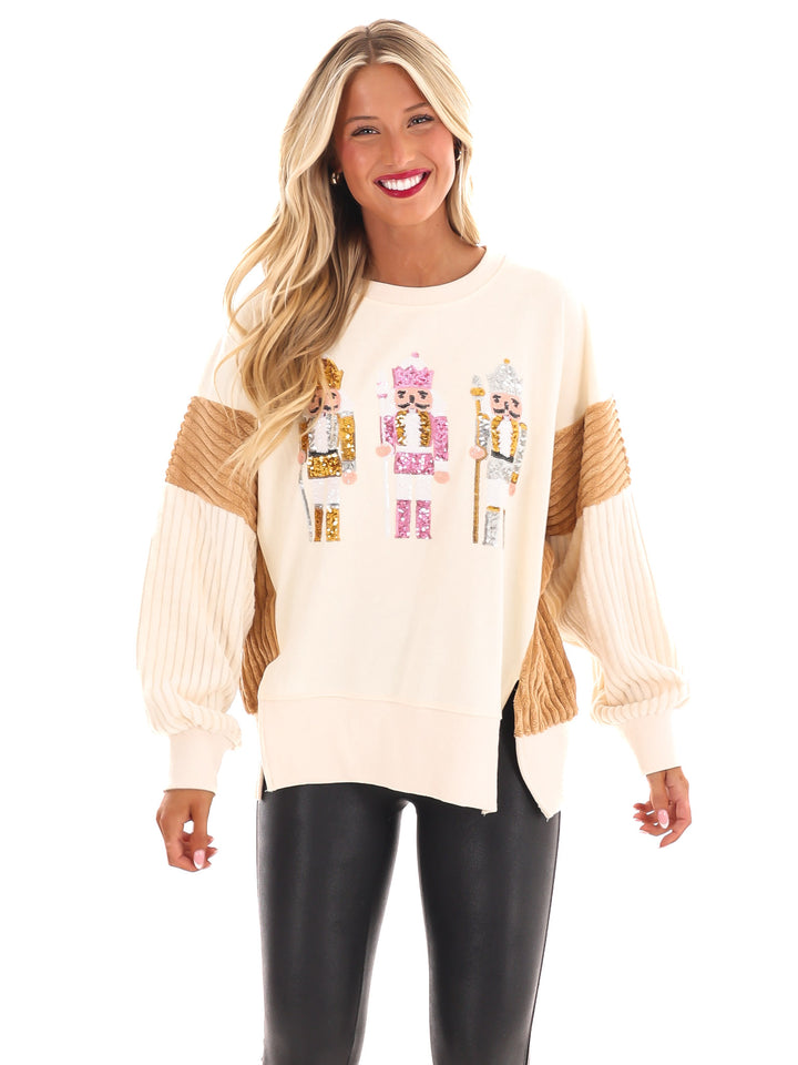 Deck the Halls Nutcracker Sweatshirt