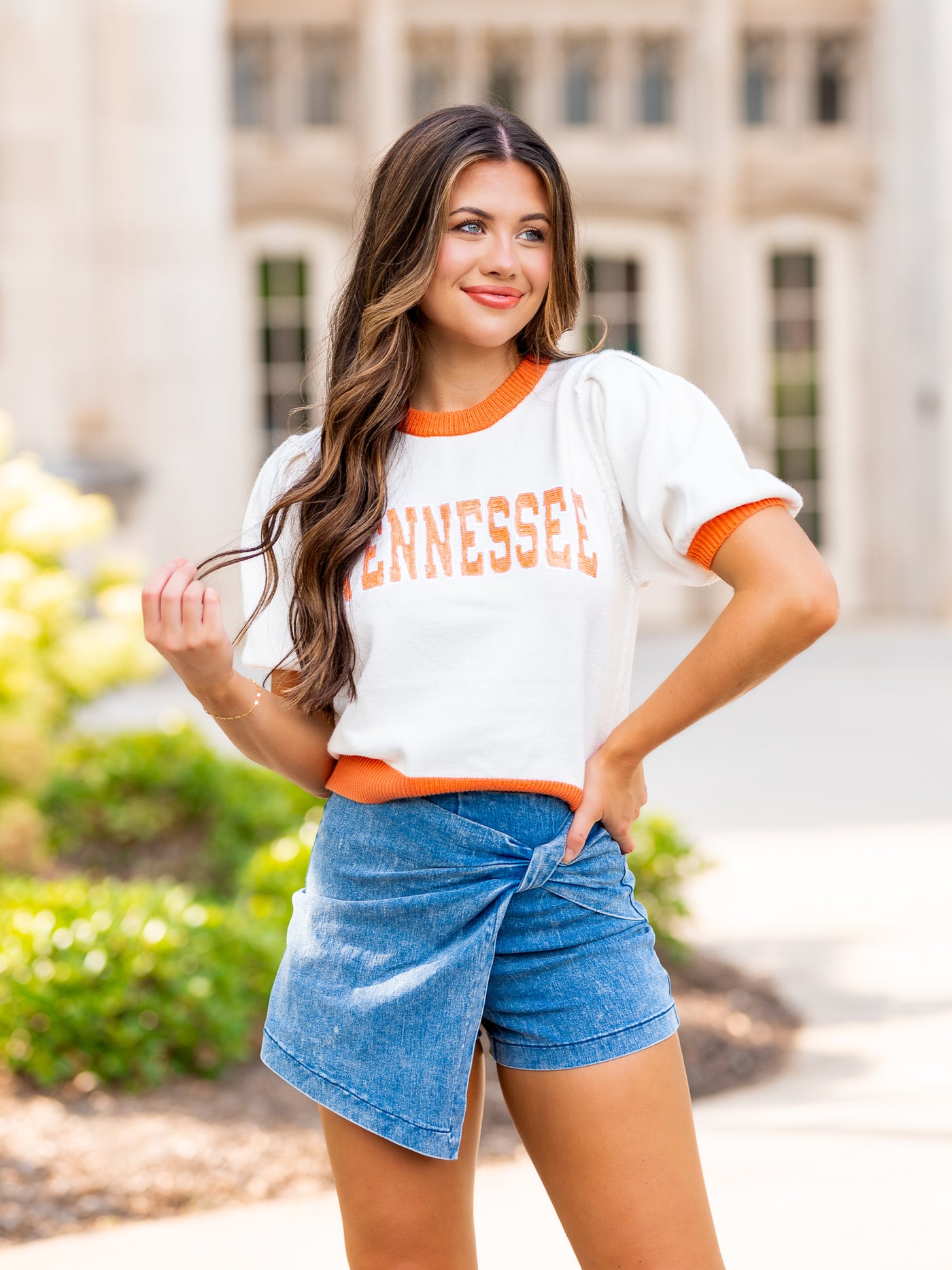 Tennessee Sequins Embroidery Sweater